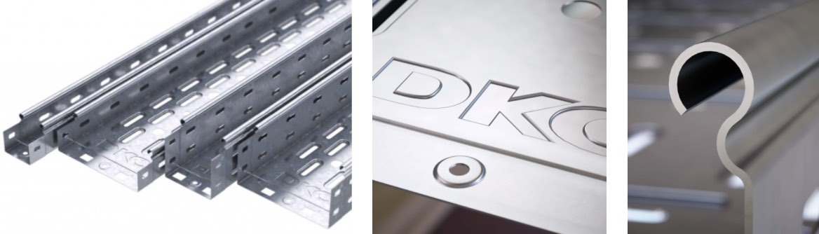 Перфорированные кабельные лотки - dkc.com.ru